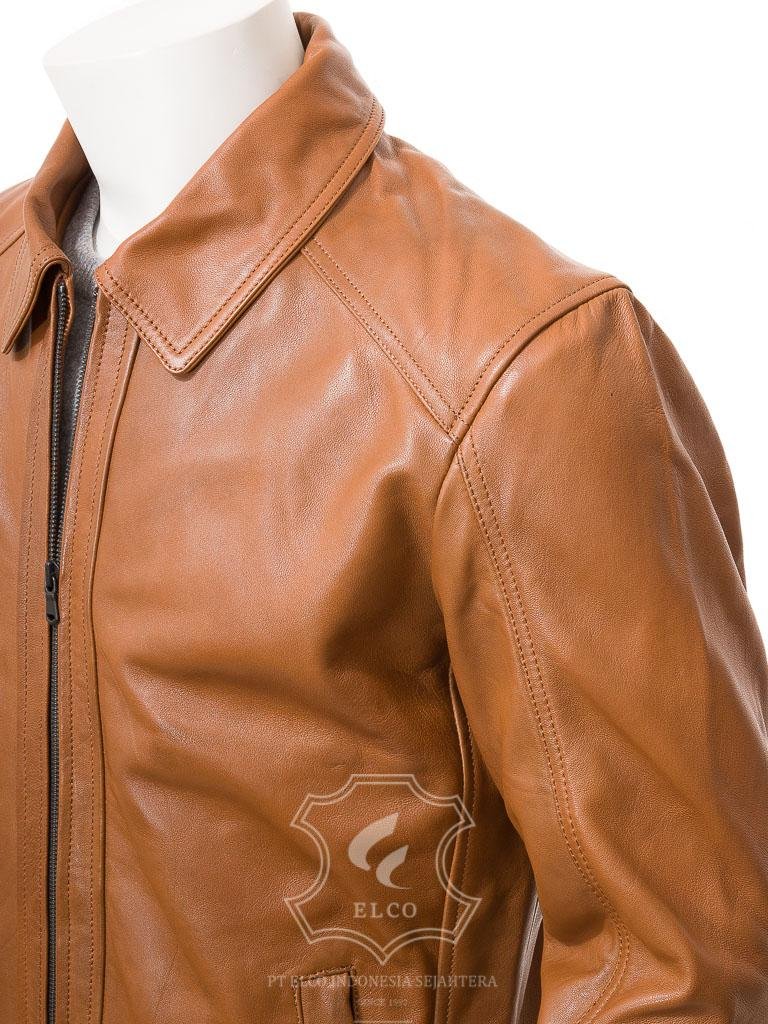 Jaket Kulit Pria Desain Formal - PF 431 - Gambar 4