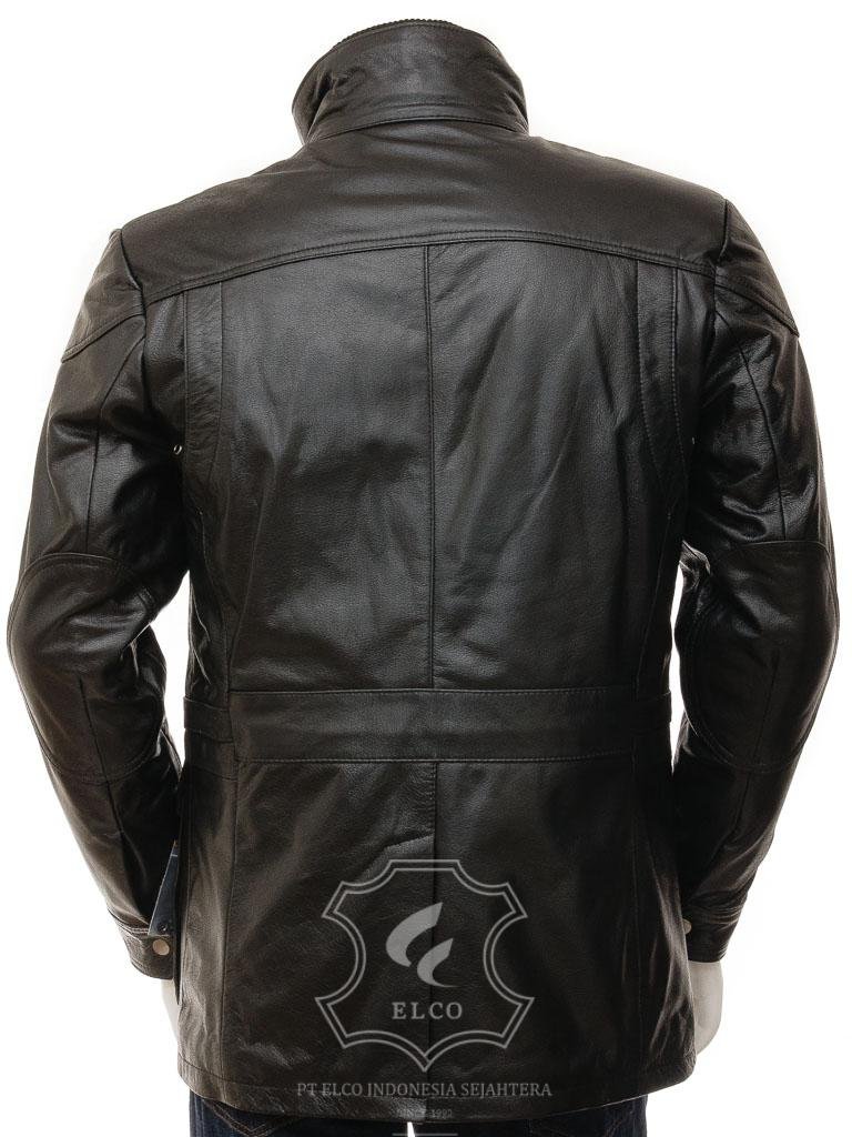 Jaket Kulit Pria Desain Safari - PJS 410 - Gambar 2