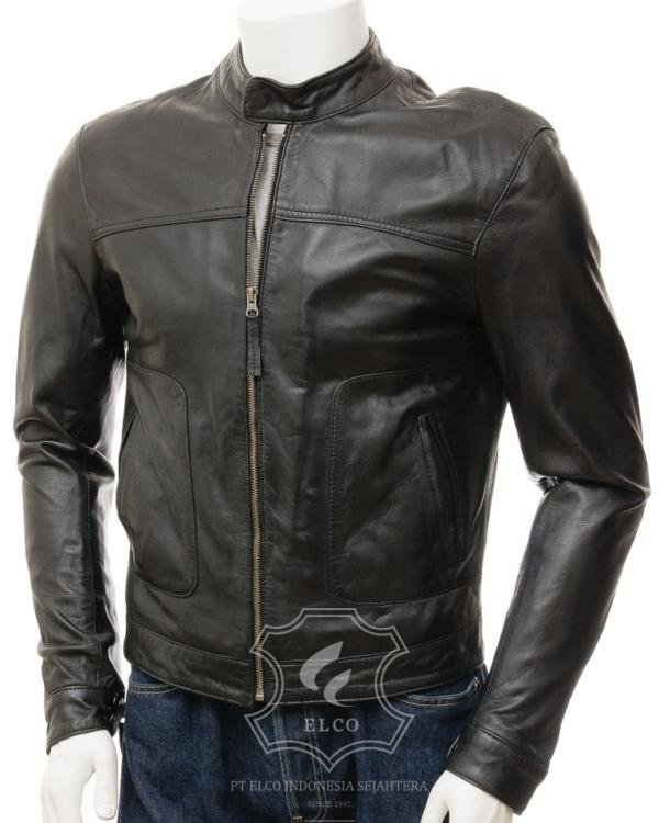 Jaket Kulit Pria Desain Casual - PC 450