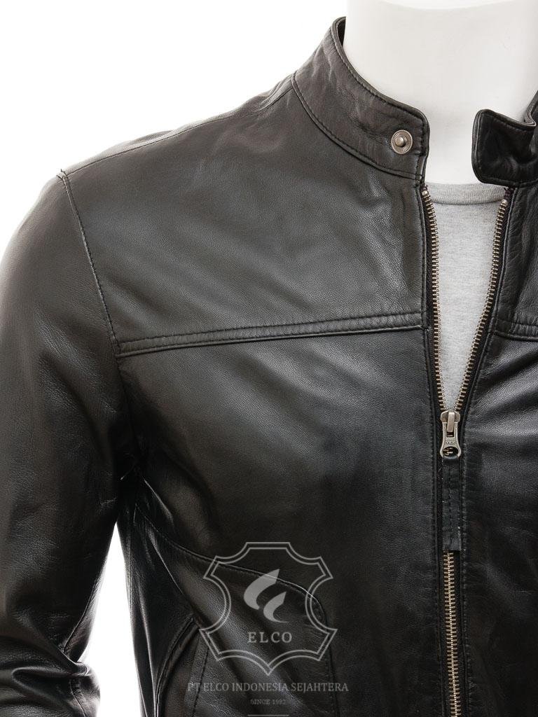 Jaket Kulit Pria Desain Casual - PC 450 - Gambar 3