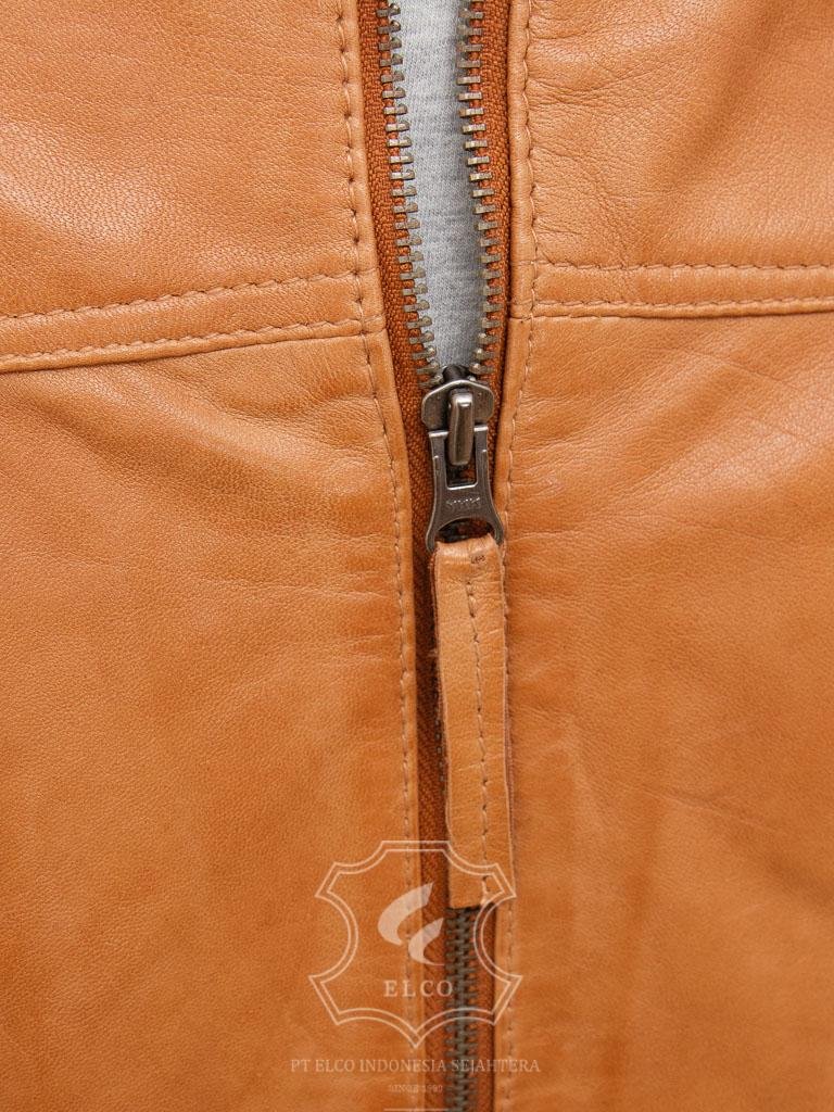 Jaket Kulit Pria Desain Casual - PC 455 - Gambar 4