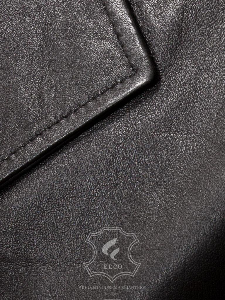 Jaket Kulit Pria Desain Jas - PJ 434 - Gambar 5