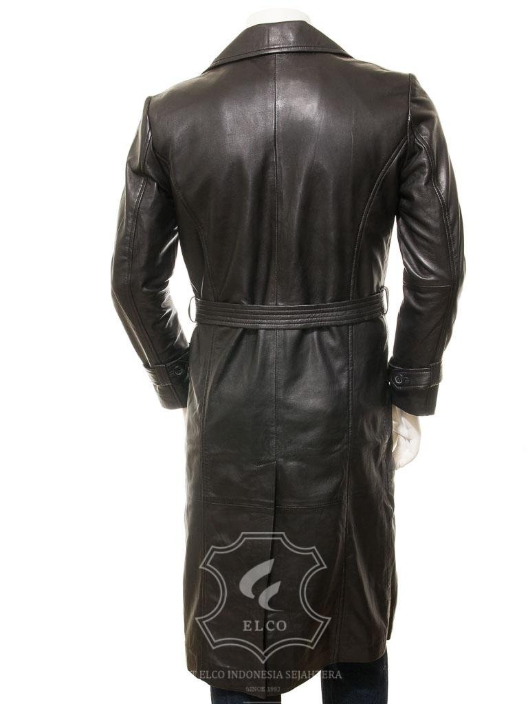 Jaket Kulit Pria Desain Jas - PJ 439 - Gambar 2