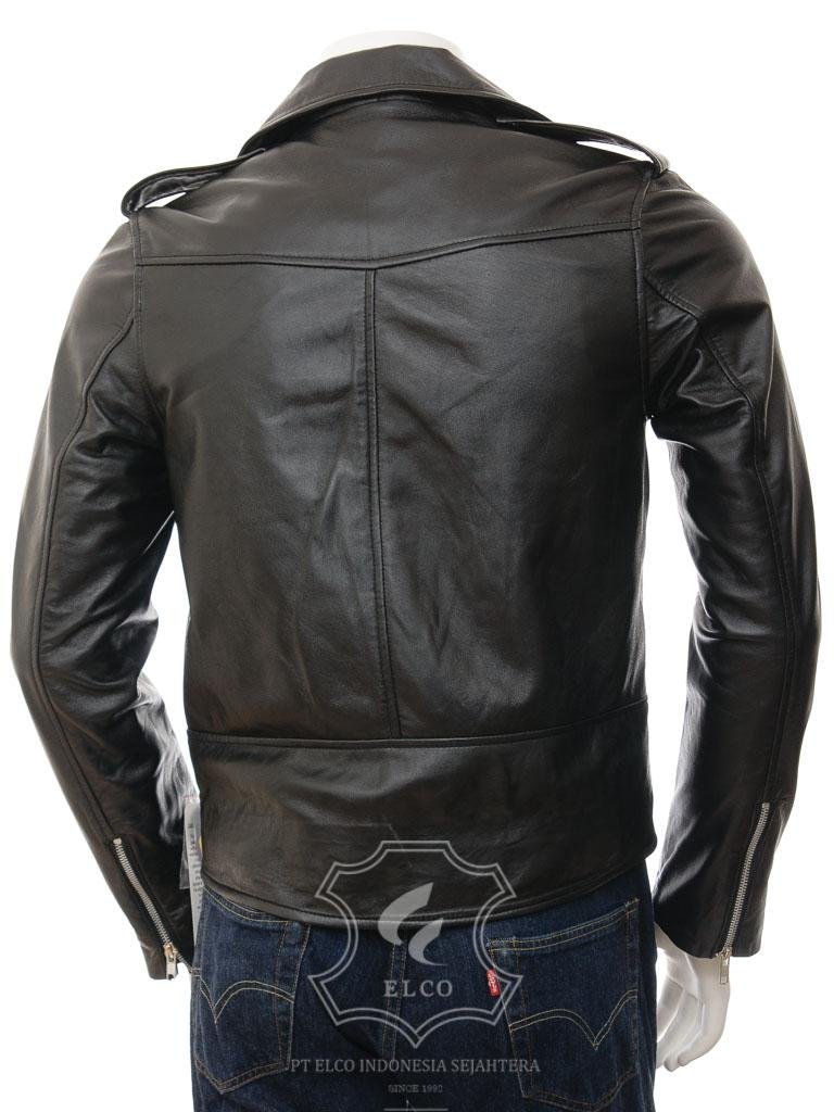 Jaket Kulit Pria Desain Serong - PS 426 - Gambar 2