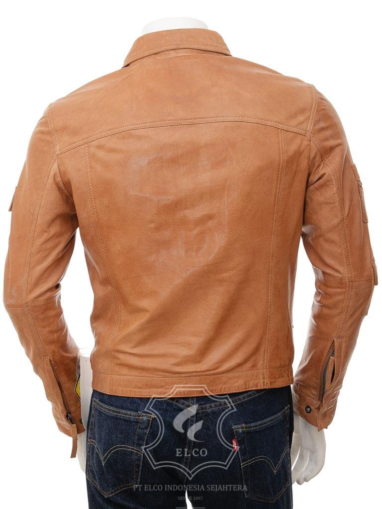 Jaket Kulit Pria Desain Formal - PF 433 - Gambar 2