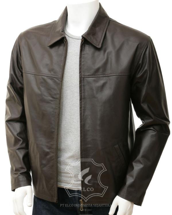 Jaket Kulit Pria Desain Formal - PF 426