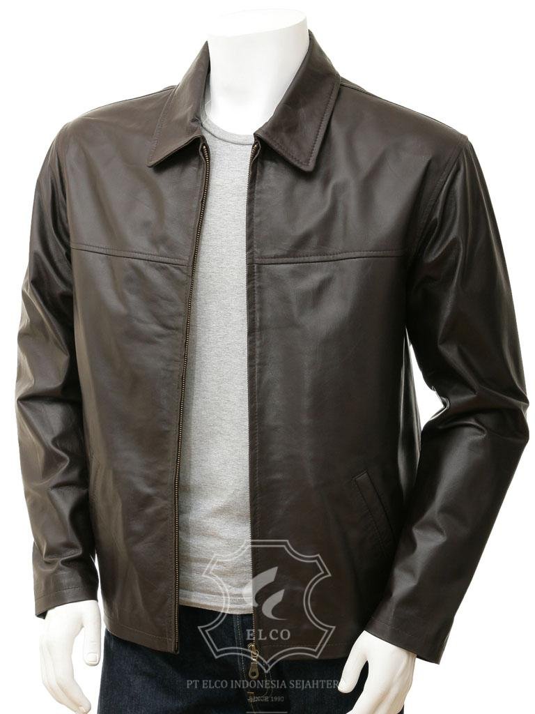 Jaket Kulit Pria Desain Formal - PF 426